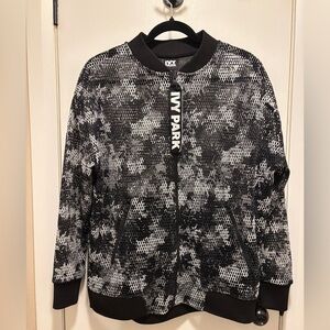 IVY PARK Monochrome Mesh Jacket